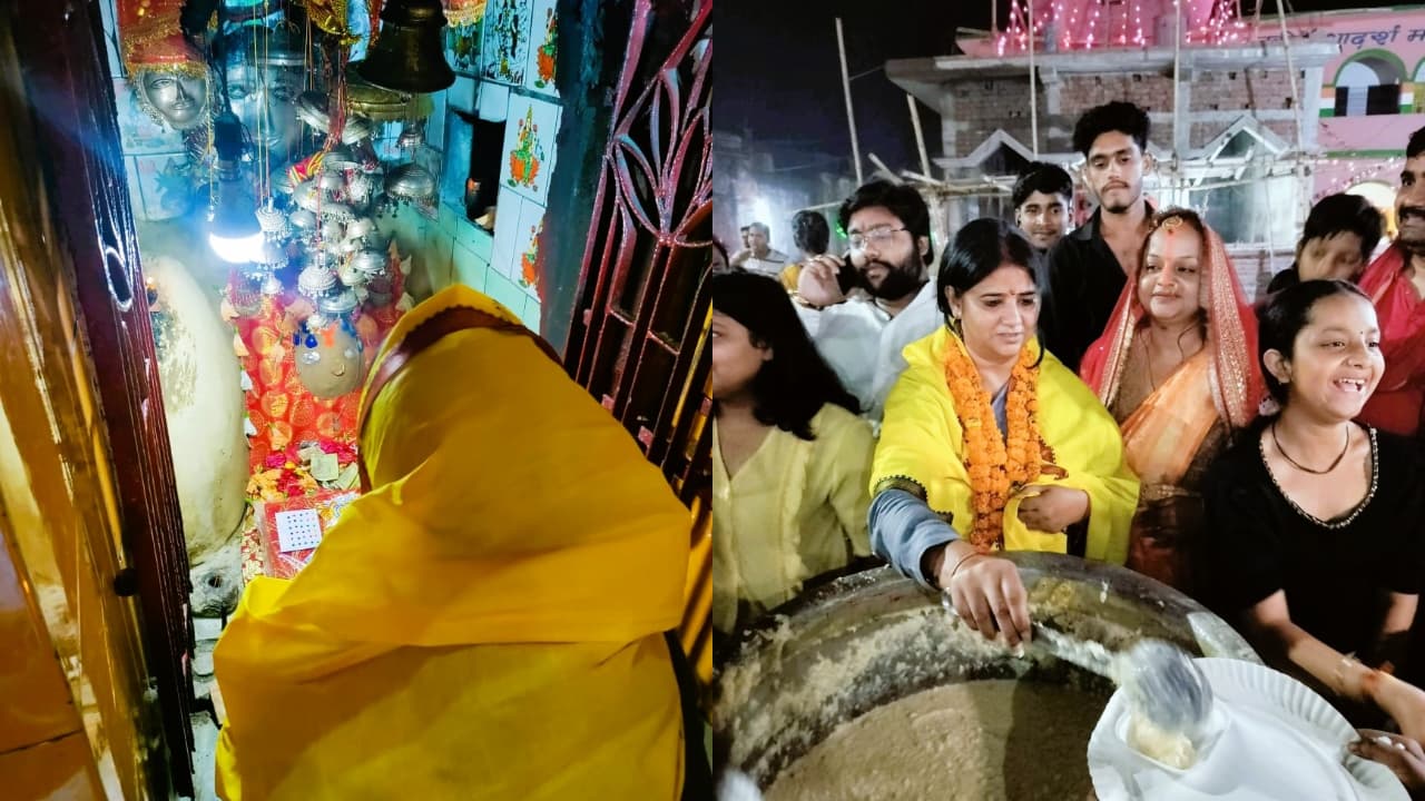 रितु जायसवाल ने जीत पाने के लिए लगाया जी जान, छठी मइया के बाद देवी दुर्गा से लिया आशीर्वाद