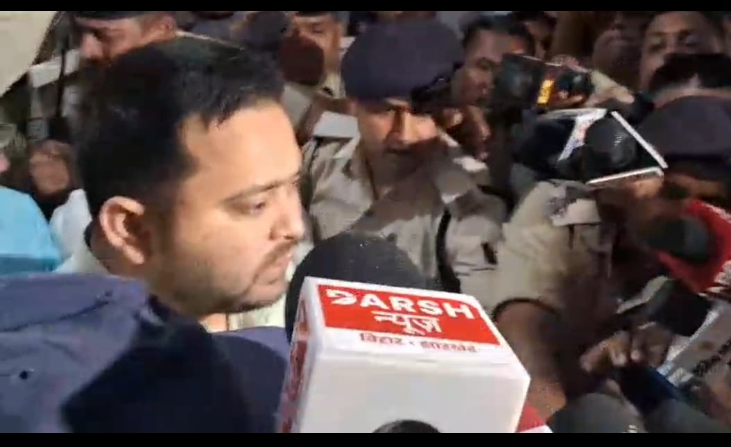 नेता प्रतिपक्ष तेजस्वी यादव का बयान