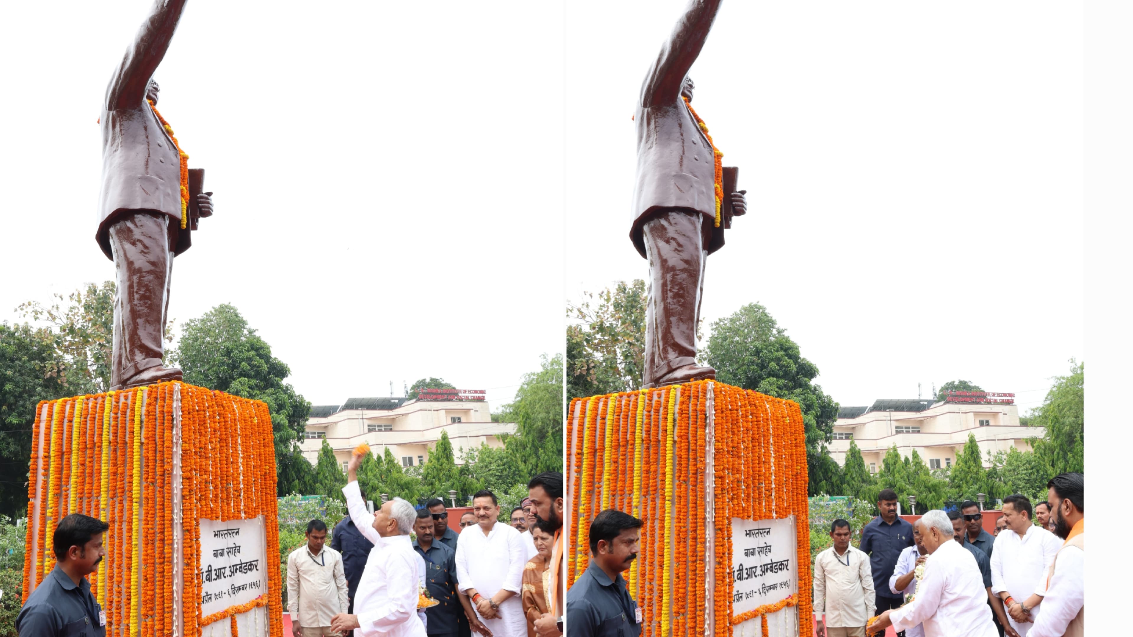 देशभर में अंबेडकर जयंती पर समारोह, पटना में राज्यपाल और सीएम नीतीश ने दी श्रद्धांजलि..