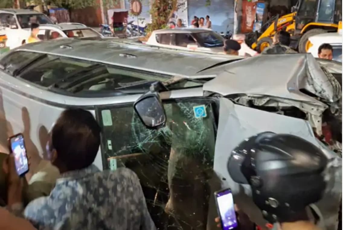 राजधानी पटना में बड़ा सड़क हादसा, कार ने एक साथ कई गाड़ी में टक्कर मारी..
