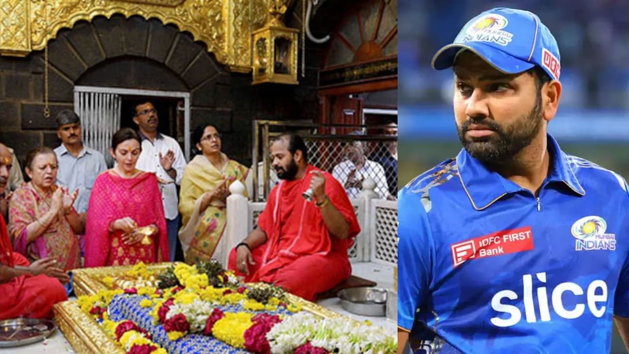 शिरडी साईं बाबा मंदिर पहुंची नीता अंबानी, रोहित शर्मा के फैंस ने कर दी ये मांग