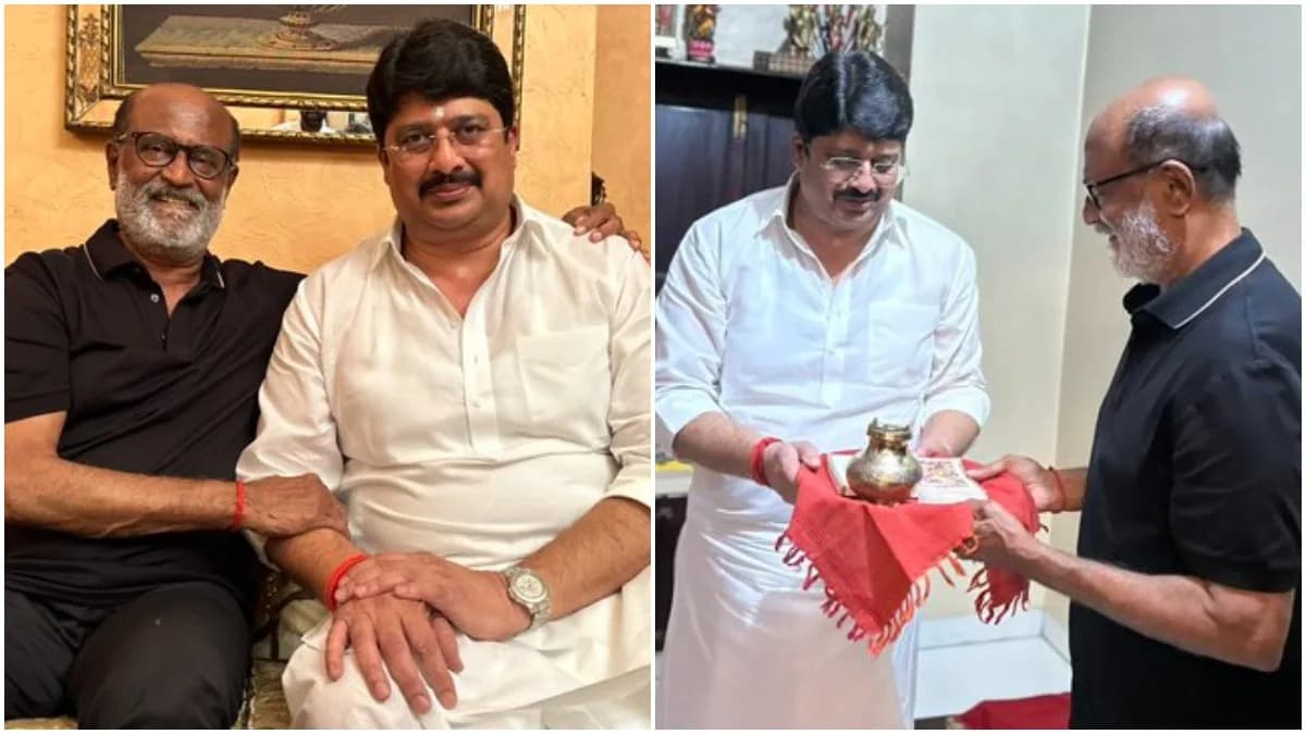 रजनीकांत ने राजा भैया से की मुलाकात, 'थलाइवा' को बताया देश का सबसे बड़ा महानायक
