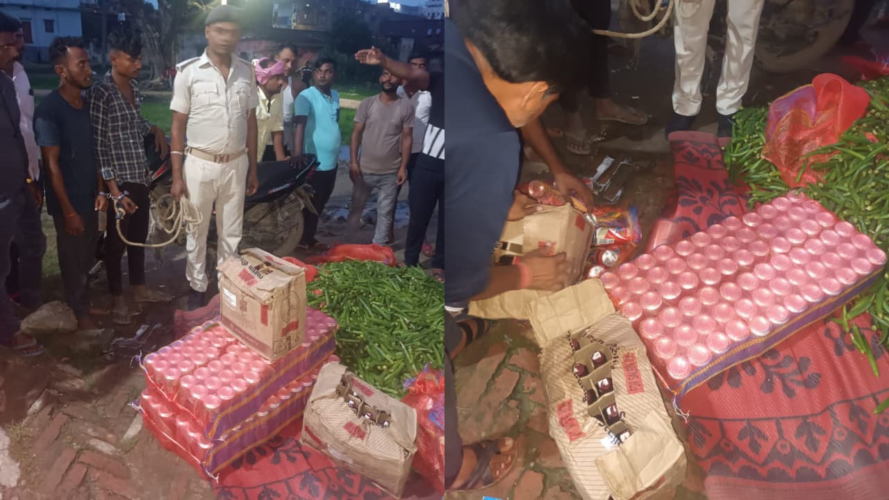 दूध के कंटेनर और भिंडी के बोरे से शराब की तस्करी, उत्पाद विभाग ने धर-दबोचा