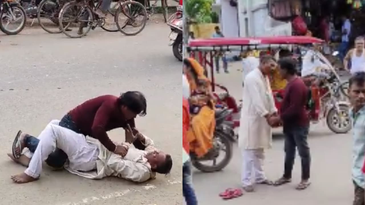 बीच सड़क शराबियों ने गदर-2 का सीन किया रीक्रिएट, तमाशबीन बन देखते रहे लोग