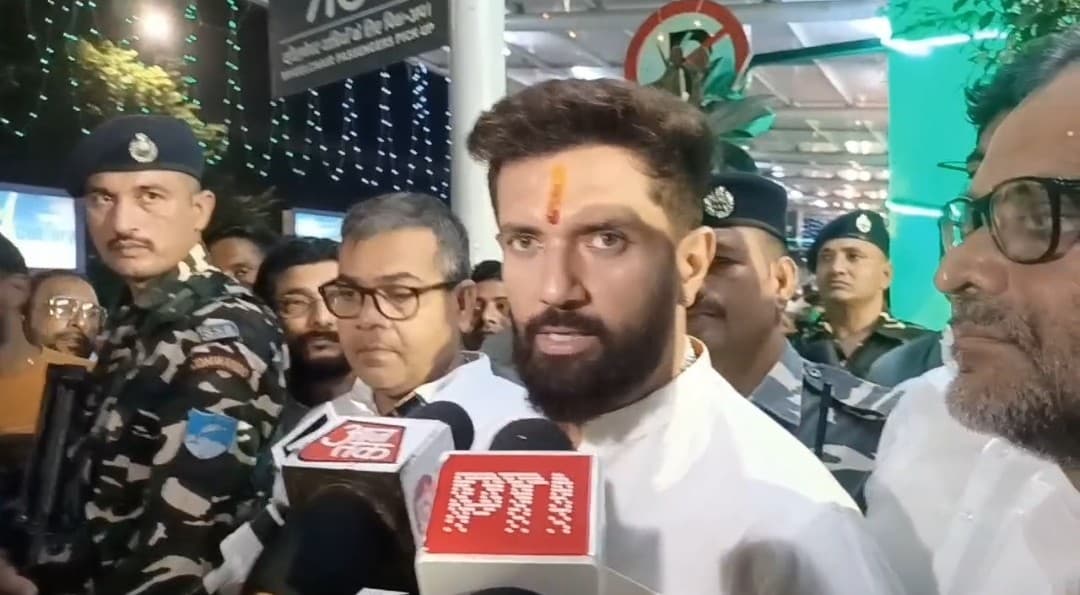 बंगाल की घटना पर केन्द्रीय मंत्री चिराग पासवान का बयान