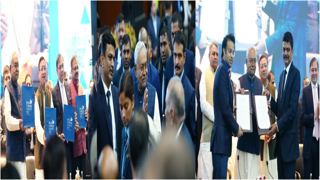 सीएम नीतीश ने बिहार बिजनेस कनेक्ट 2023 के प्लेनरी सेशन का किया उद्घाटन