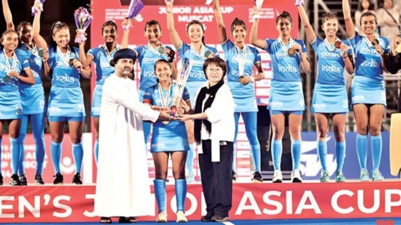 भारत ने जीता महिला जूनियर एशिया कप हॉकी टूर्नामेंट का खिताब....