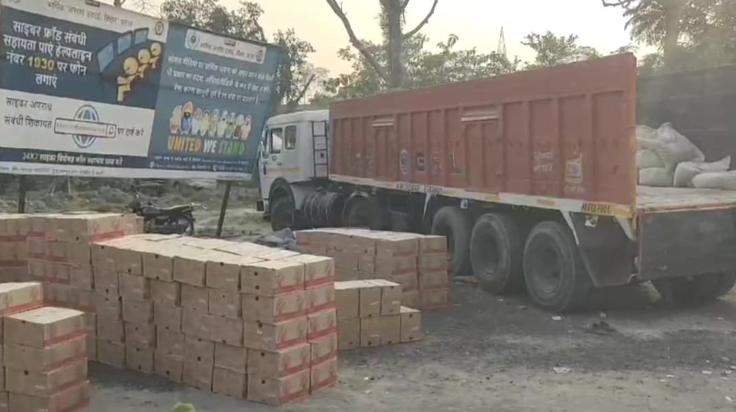 नए साल के जश्न से पहले मुजफ्फरपुर में 60 लाख की शराब बरामद..