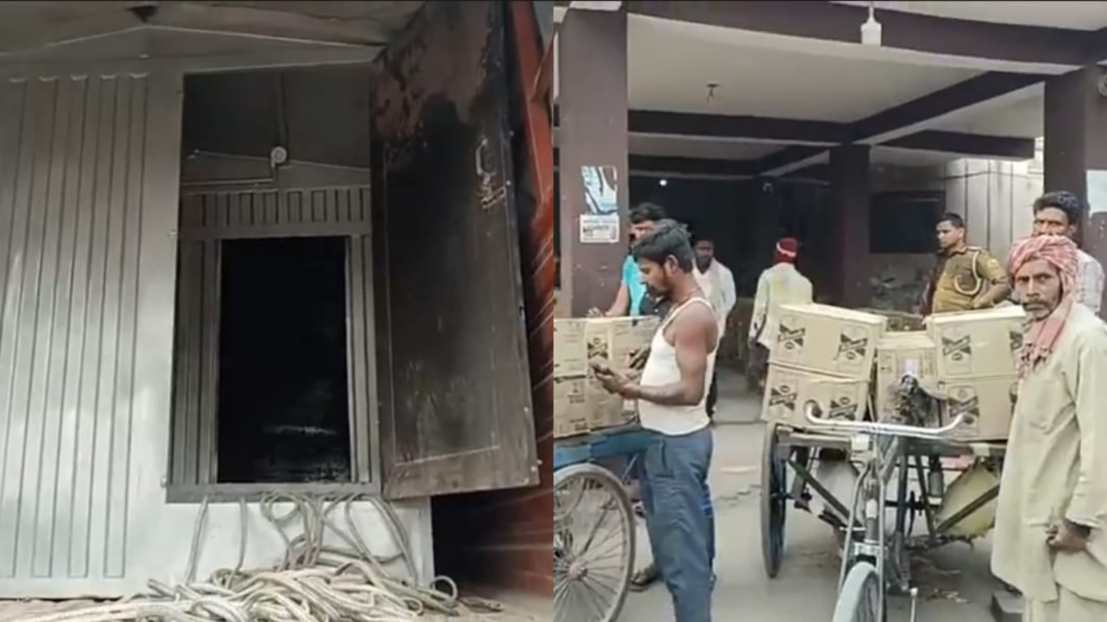 ट्रक में घर और घर में भारी मात्रा में शराब, वैशाली में हुई कार्रवाई..