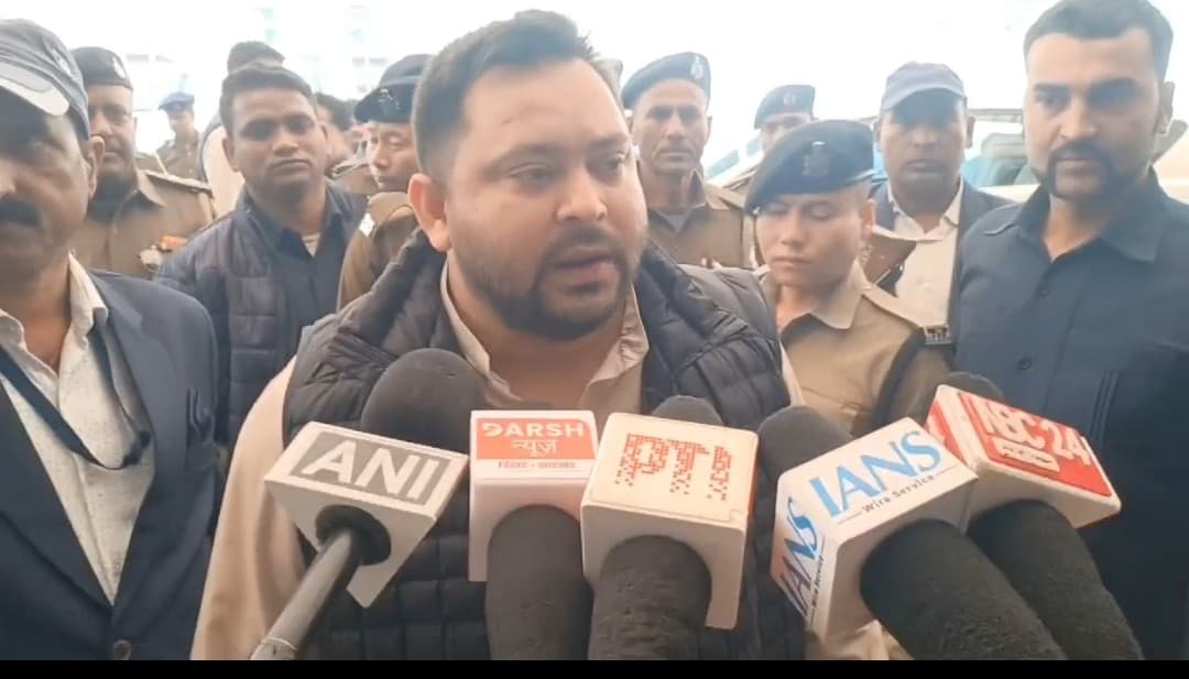 नेता प्रतिपक्ष तेजस्वी यादव का बयान