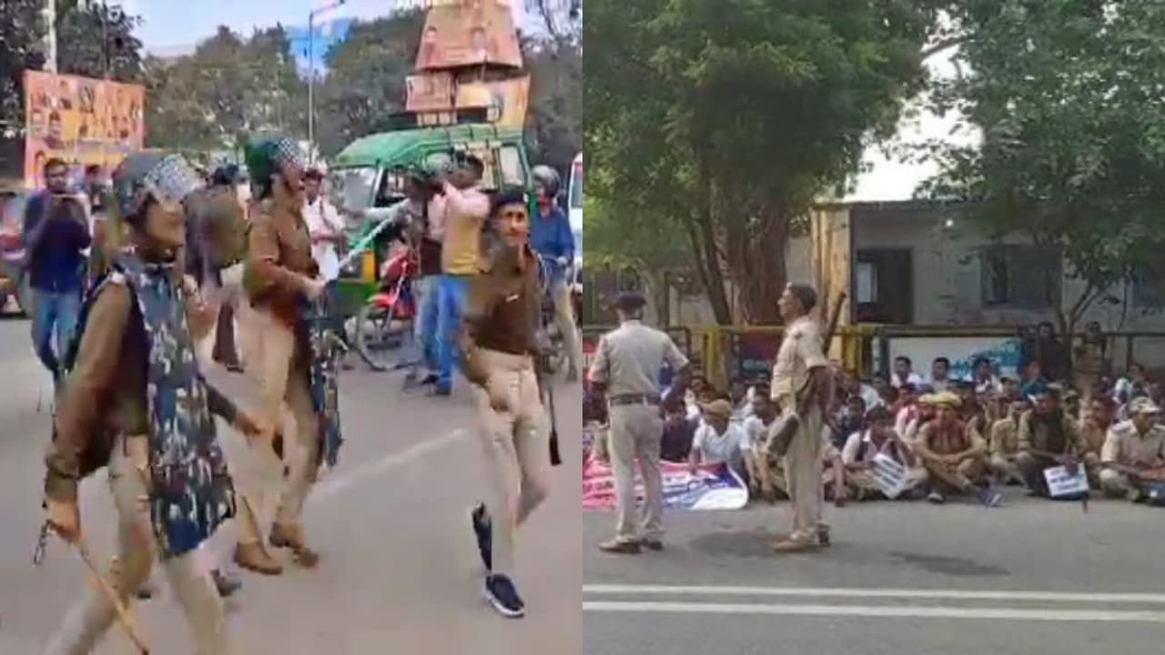 पटना में ग्राम रक्षा दल की पिटाई, बीजेपी ऑफिस के बाहर खूब किया हंगामा