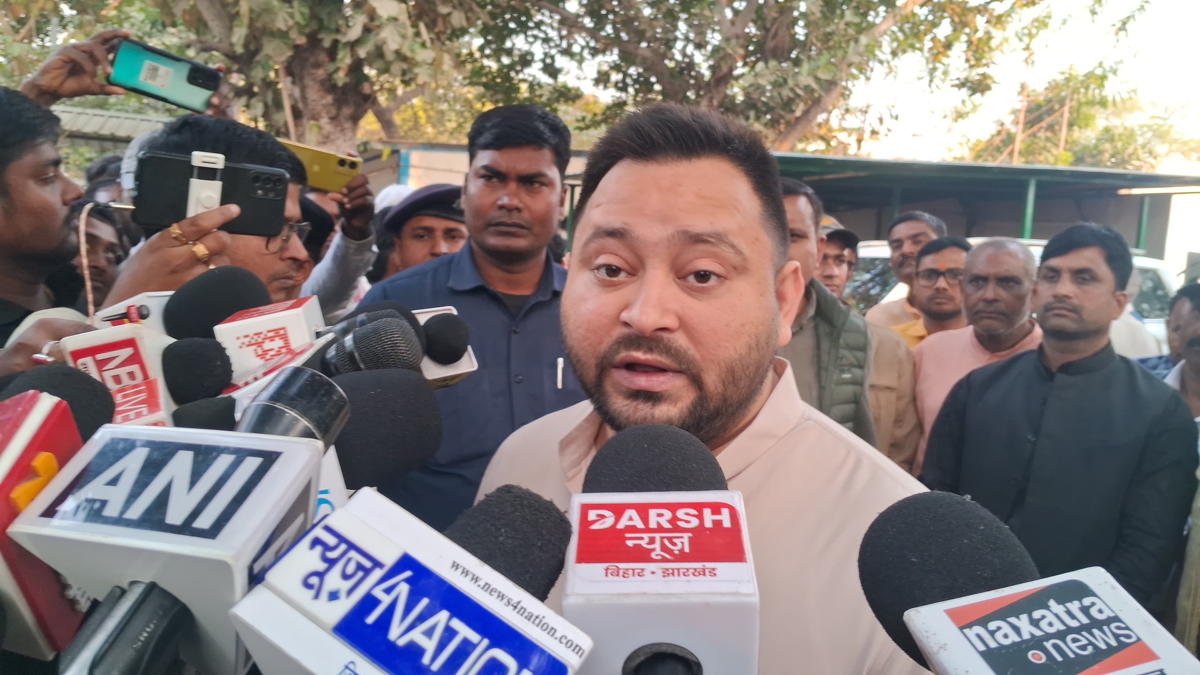 नेता प्रतिपक्ष तेजस्वी यादव का बयान