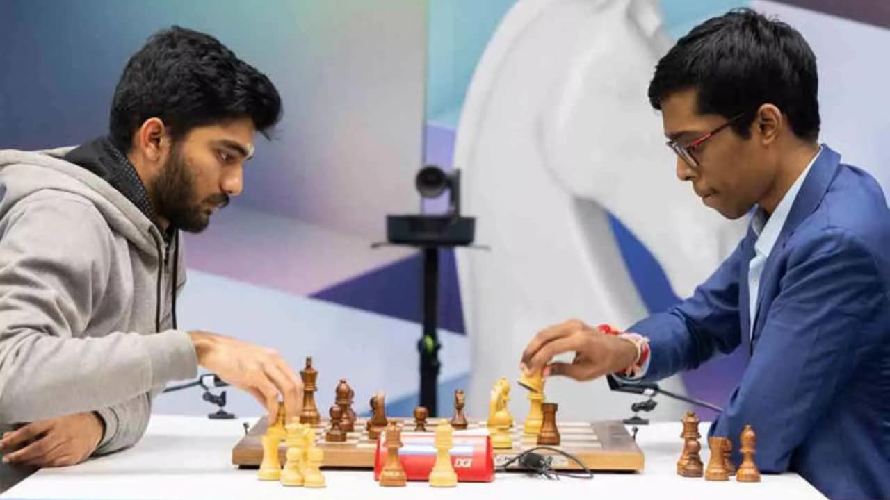 आर प्रज्ञानानंद ने डी गुकेश को दी मात, जीता टाटा शतरंज का खिताब