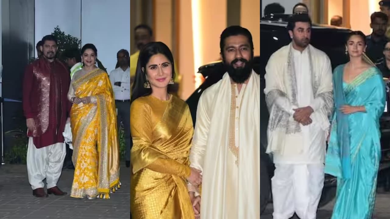 अयोध्या के लिए कुछ ऐसे सज-धजकर पहुंचे बॉलीवुड सेलेब्स, खुशमिजाज दिखा माहौल