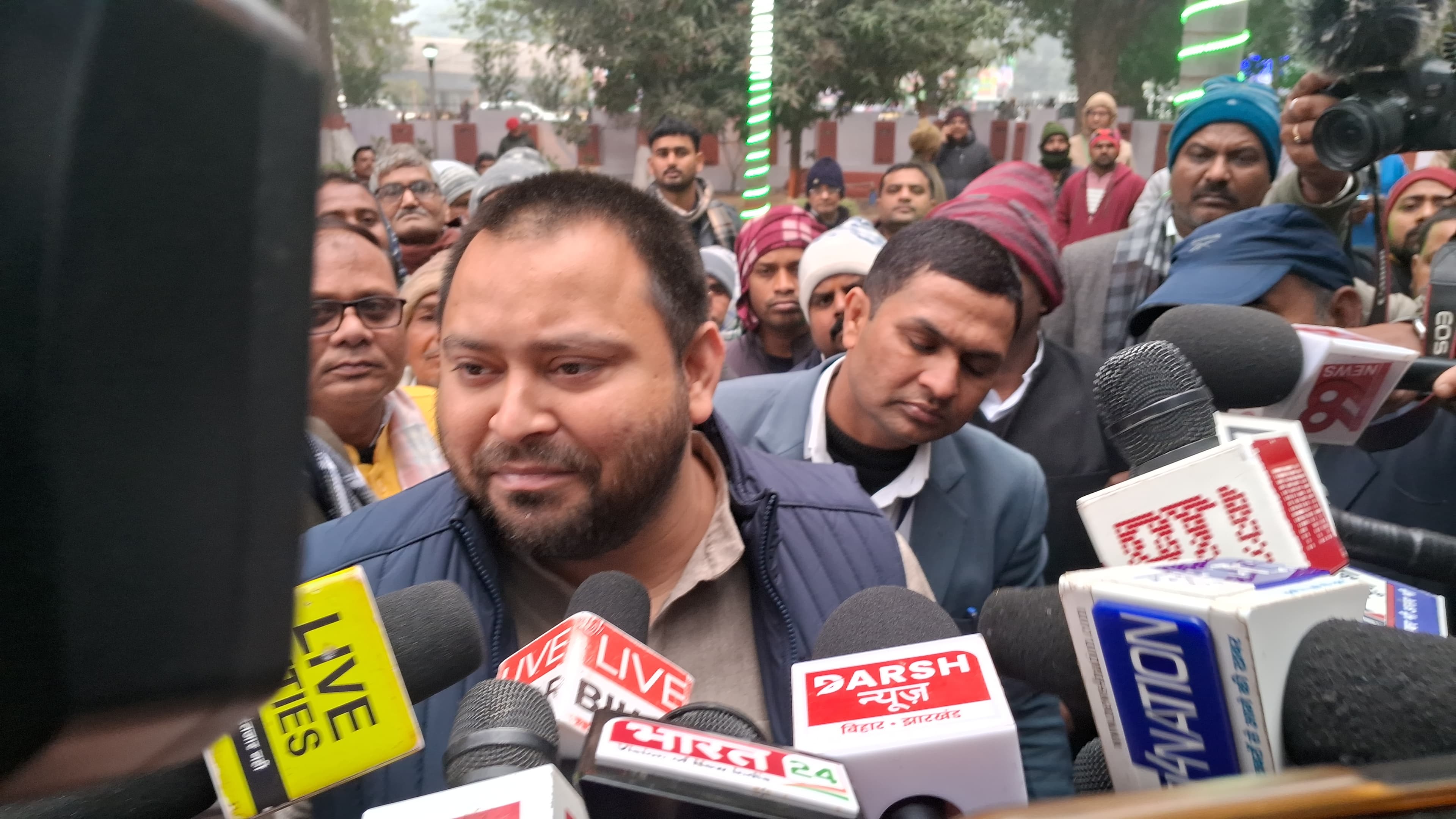 उपमुख्यमंत्री तेजस्वी यादव का बयान