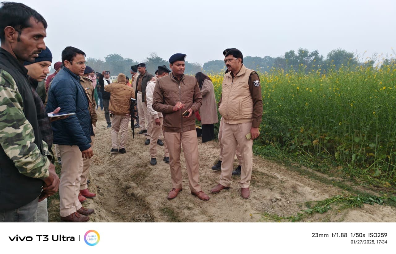 सारण में खेत में किसान की गोली मार हत्या,मौके पर पहुंचे एसपी..