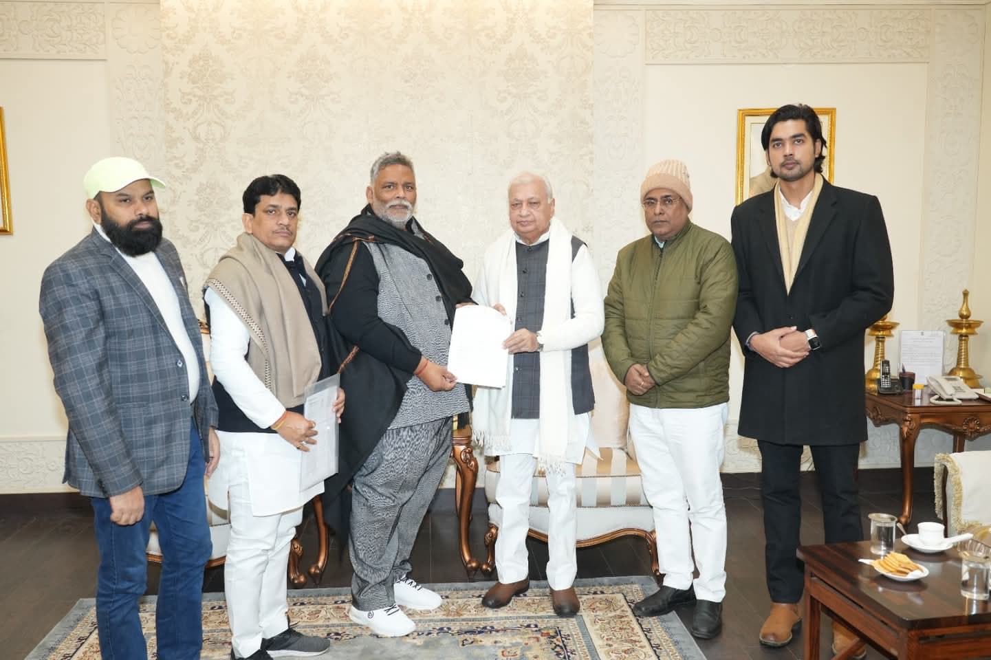 12 जनवरी को बिहार बंद की घोषणा, पप्पू यादव ने राज्यपाल से मिलकर भी हस्तक्षेप की मांग की..