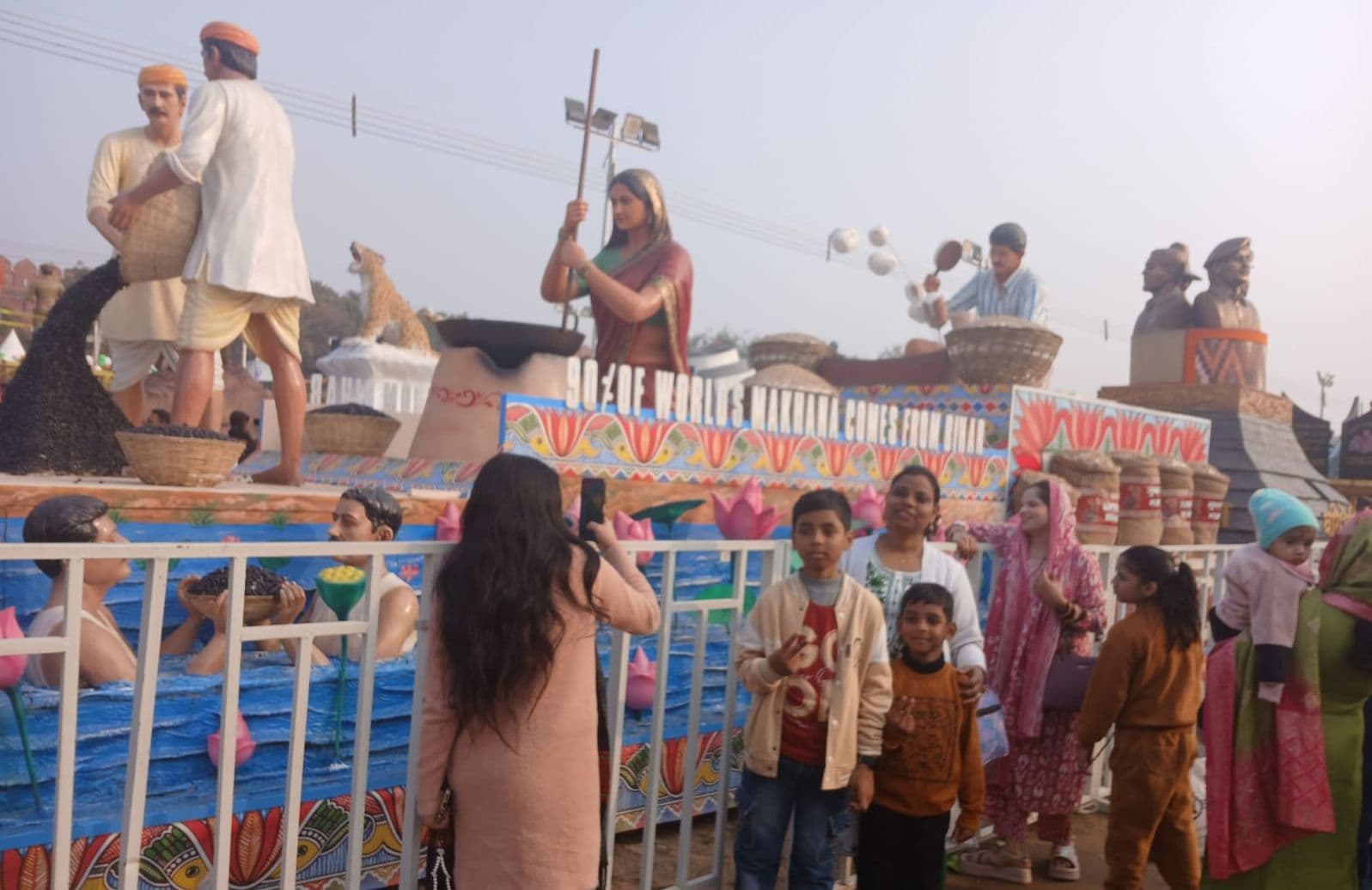 भारत पर्व में बिहार की झांकी बनी आकर्षण का केंद्र, दर्शकों ने सराहा