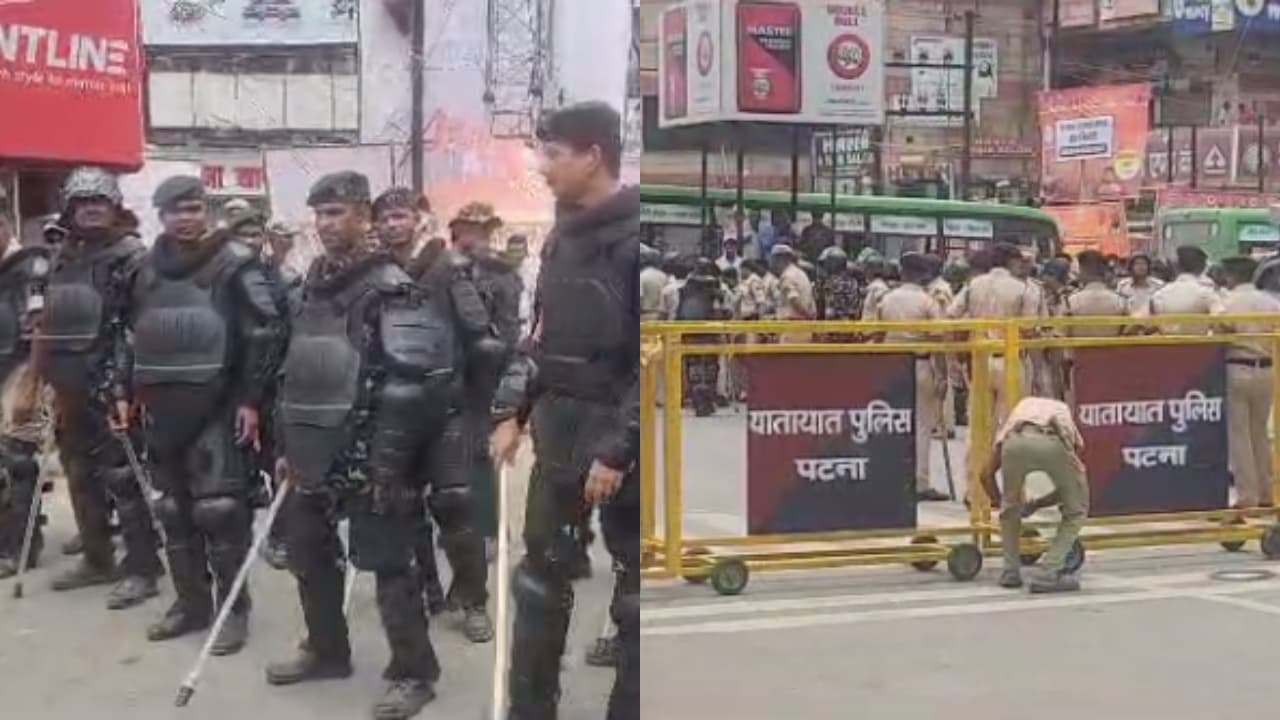 डाकबंगला से आगे BJP को बढ़ने नहीं देगी पुलिस, लाठी-डंडा लेकर हो गई तैनात