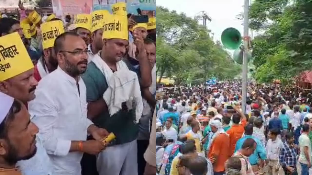 विधानसभा का घेराव करने के लिए बड़ी संख्या में सड़क पर उतरे शिक्षक अभ्यर्थी, दिखा जबरदस्त आक्रोश