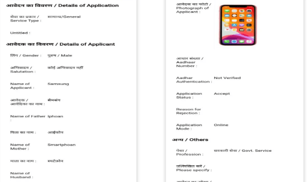 Fake Residence Certificate: आवेदन में आवेदक का नाम 'सैमसंग', पिता 'आईफोन', माता 'स्मार्टफोन'...