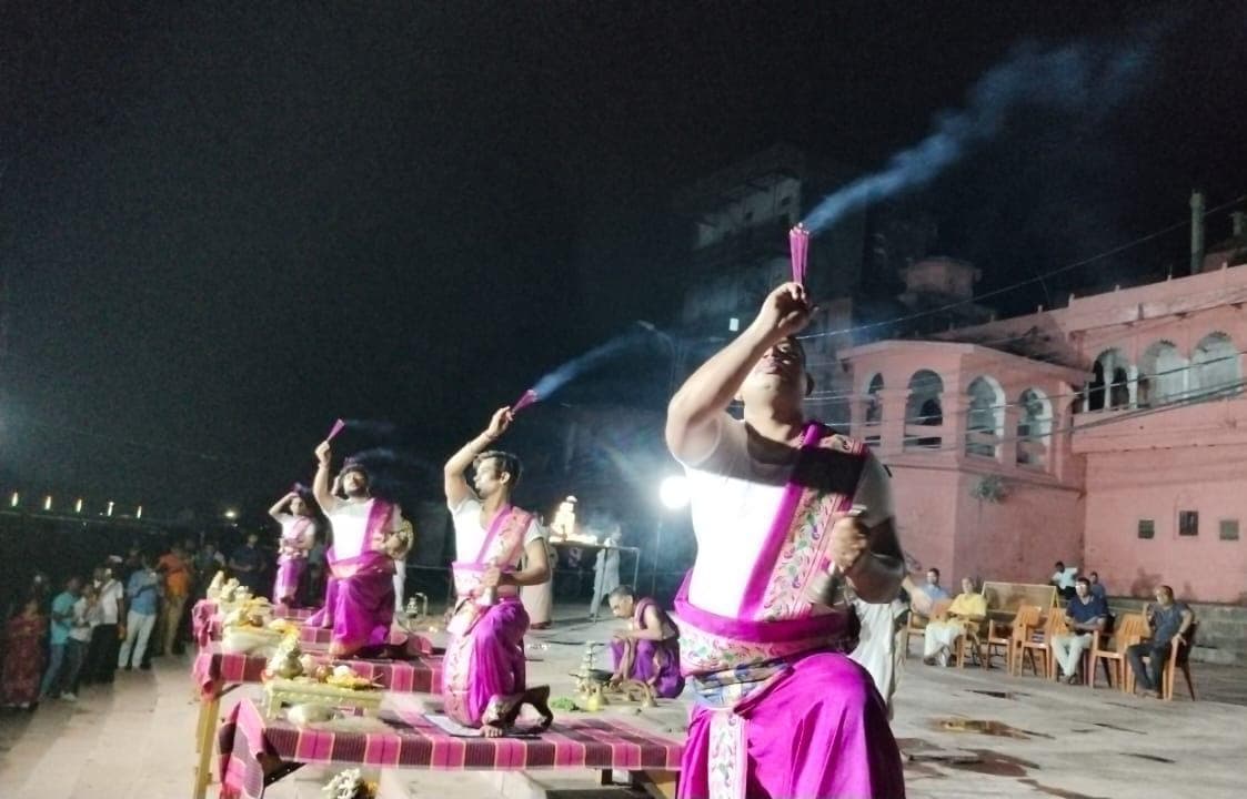 धार्मिक नगरी गया में फल्गु महा आरती का आयोजन..