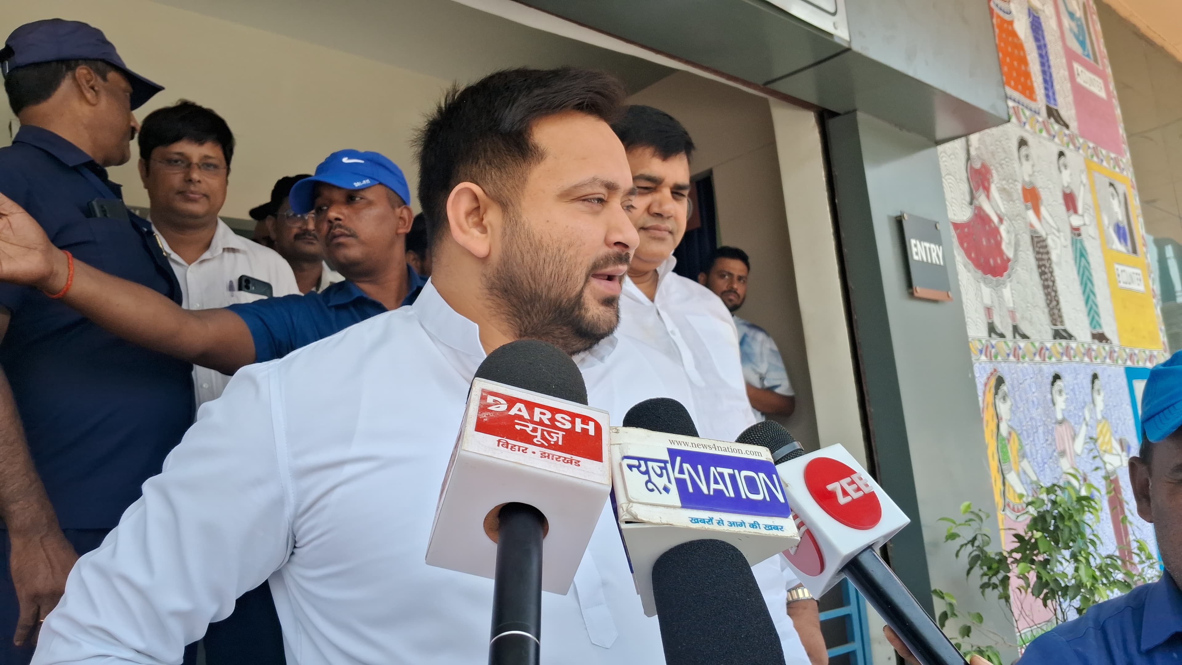 तेजस्वी यादव का बयान मोहन भागवत बहुत लेट बोले मनीपुर हिंसा