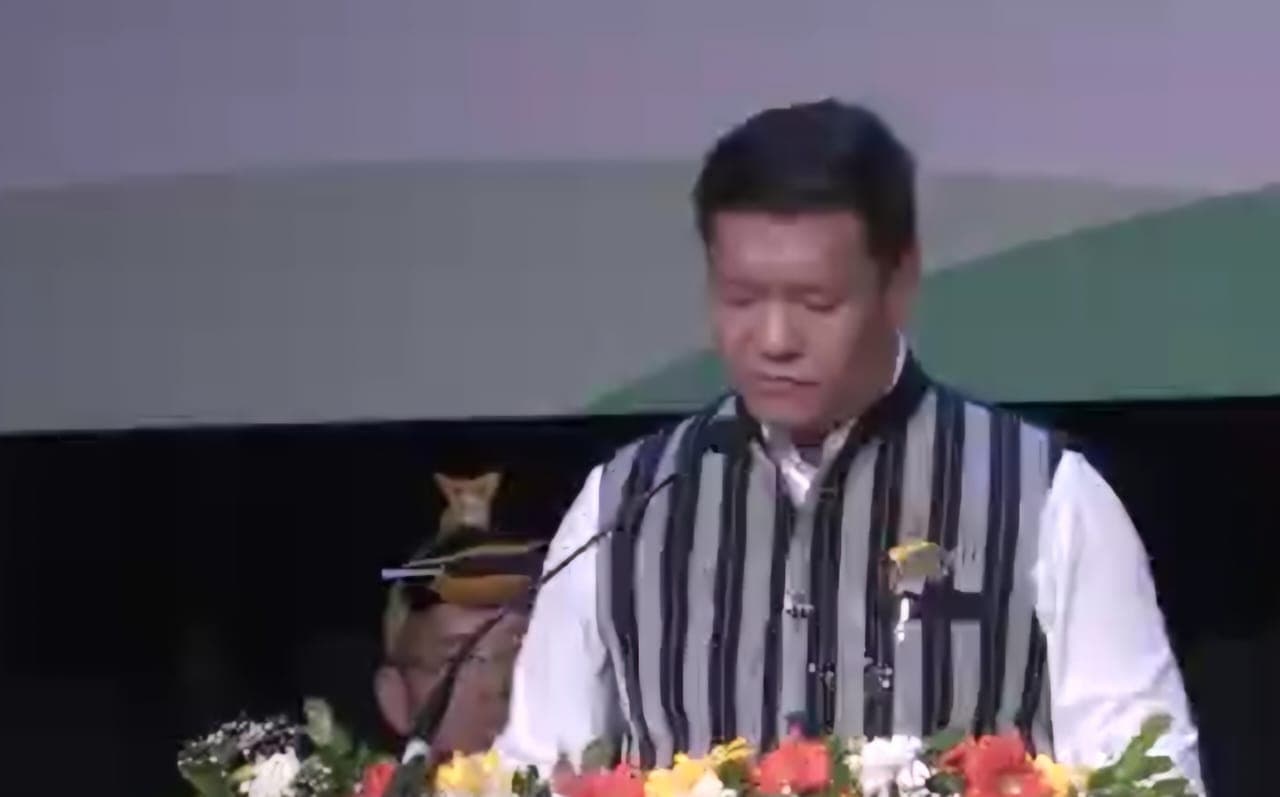 प्रेमा खांडू ने अरुणाचल प्रदेश के मुख्यमंत्री के पद के लिए तीसरी बार शपथ ली