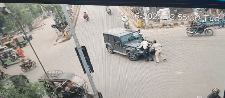 Bihar Crime : पटना में थार मालिक की मनमानी, पुलिस पर चेकिंग के दौरान थार चढ़ाने की कोशिश की... फिर पुलिस ने दिखाया...