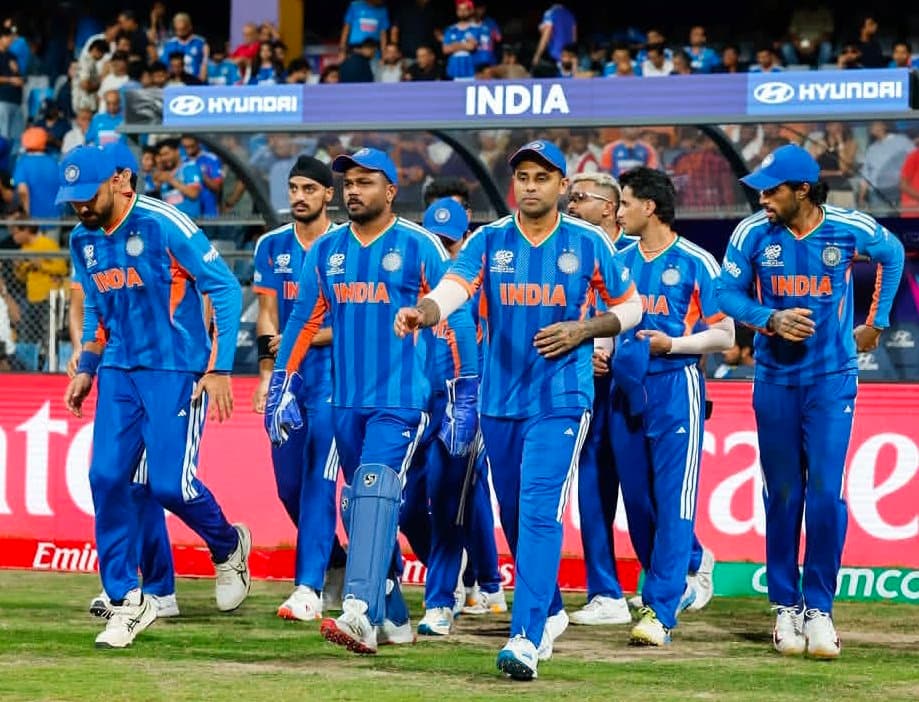 T20 विश्वकप में भारत तीसरी बार बना विश्व चैंपियन, न्यूज़ीलैंड की टीम को 96 रन से हराया...