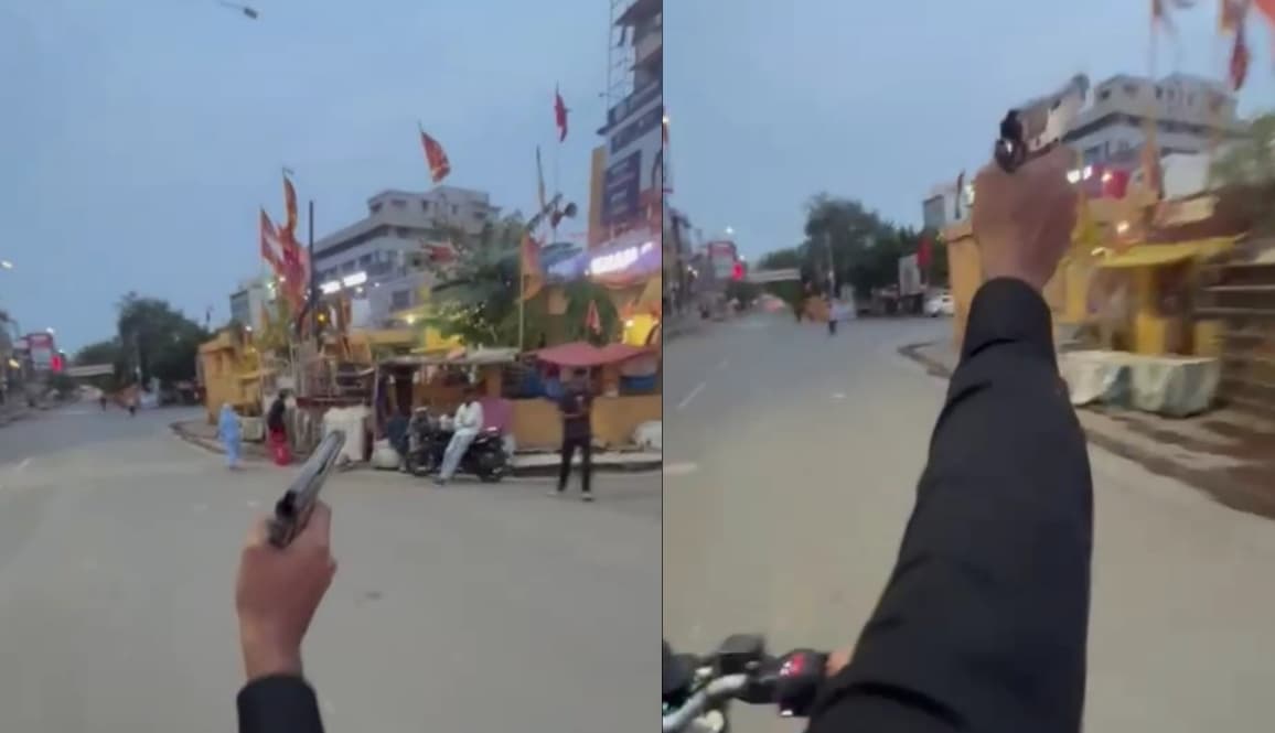 राजधानी पटना में अपराधी बेखौफ!: मंदिर के पास खुलेआम फायरिंग, वीडियो भी किया वायरल..