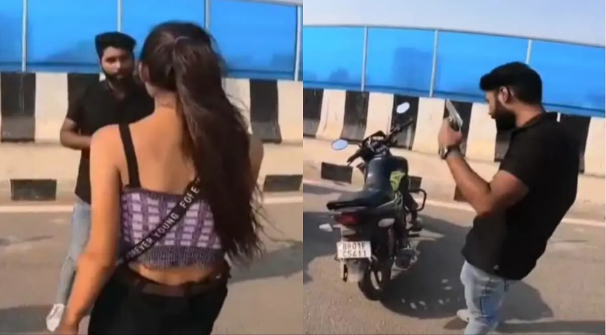 पटना में लड़की ने की बेवफाई, तो लड़का लहराने लगा पिस्टल, वीडियो हुआ वायरल..