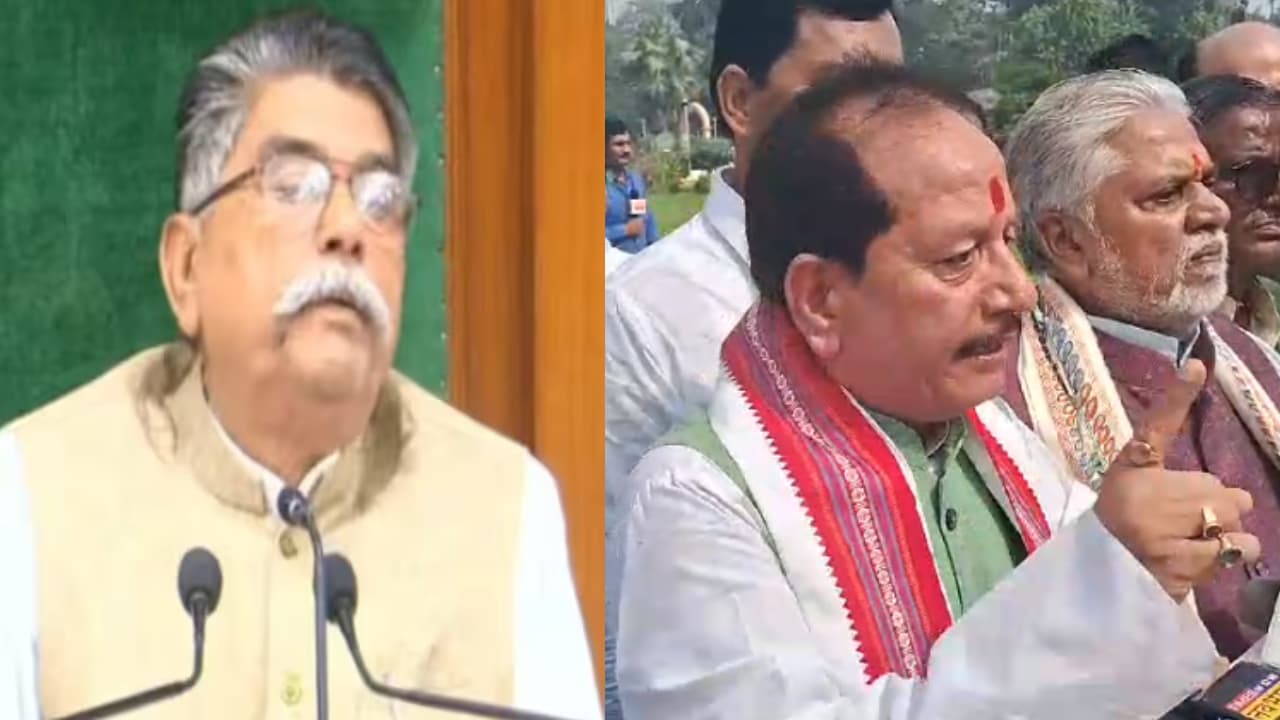 सदन के अंदर गुस्से से लाल-पीले हुए स्पीकर, कहा- टेबल-कुर्सी उठाने वाले का नाम नोट कीजिये