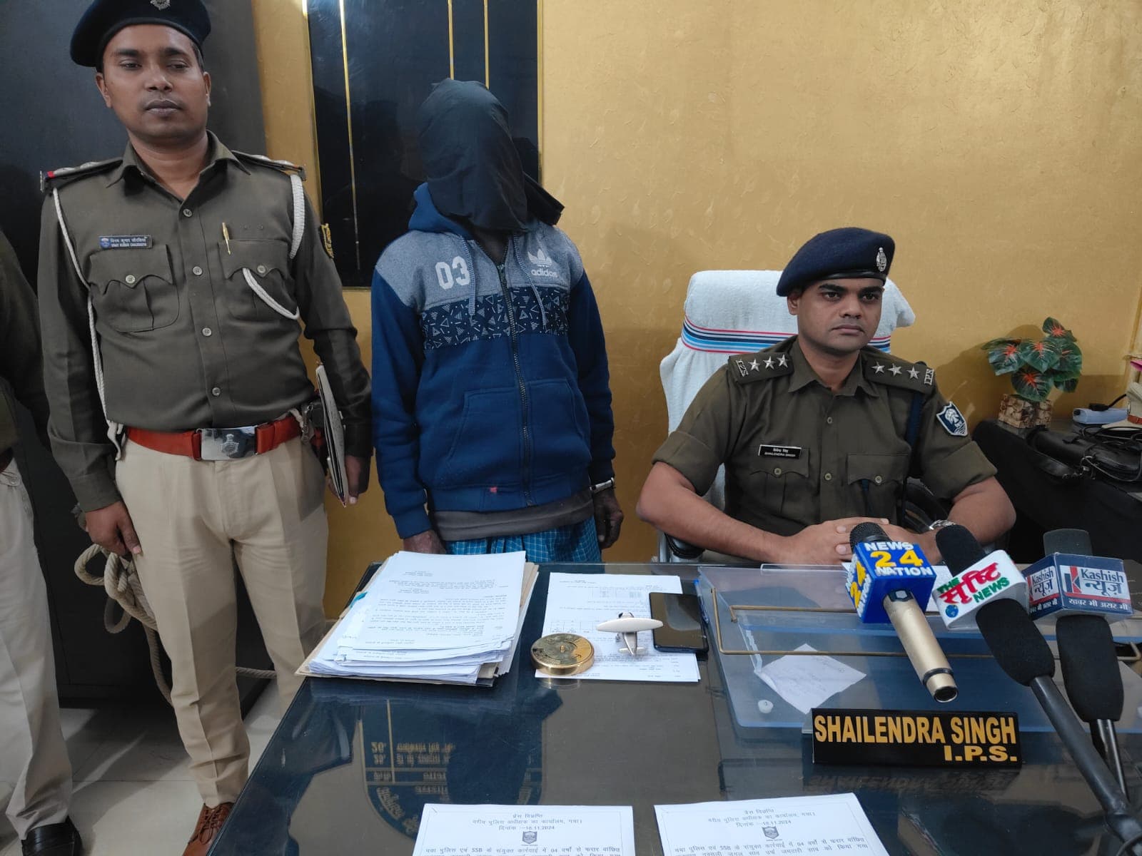 पुलिस पर हमला के आरोपी नक्सली को गया पुलिस ने पकड़ा, हथियार भी बरामद..