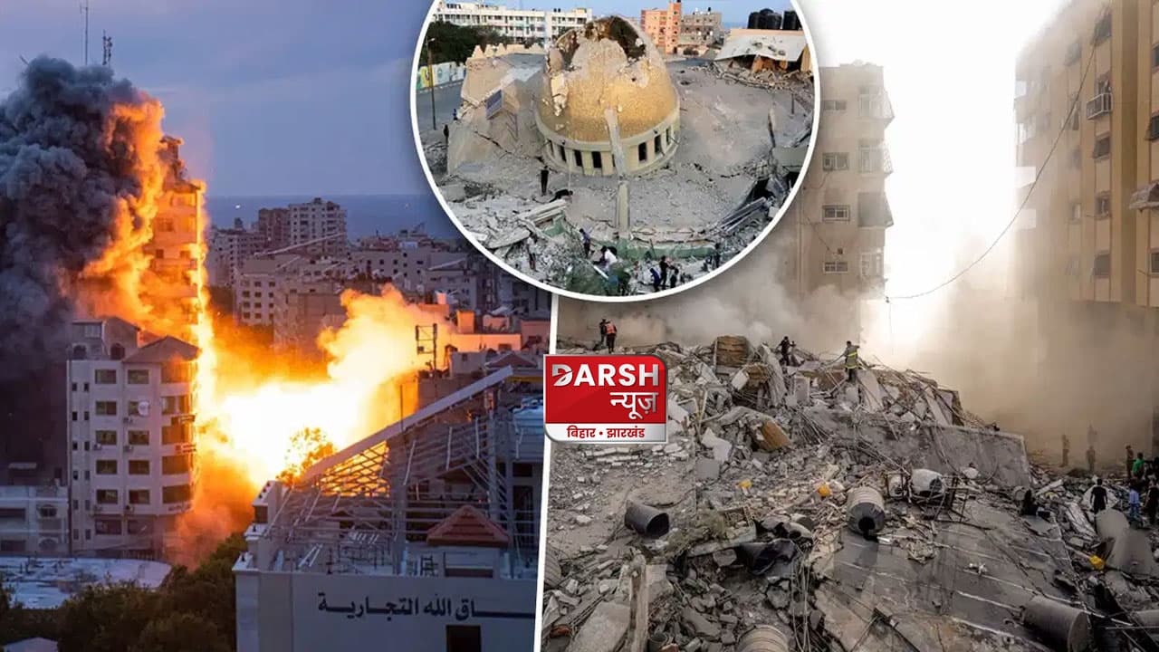 गाजा पर इजरायल का 'ट्रिपल वार', हमास के 600 ठिकानों को किया तबाह...महिला सैनिक को भी छुड़ाया