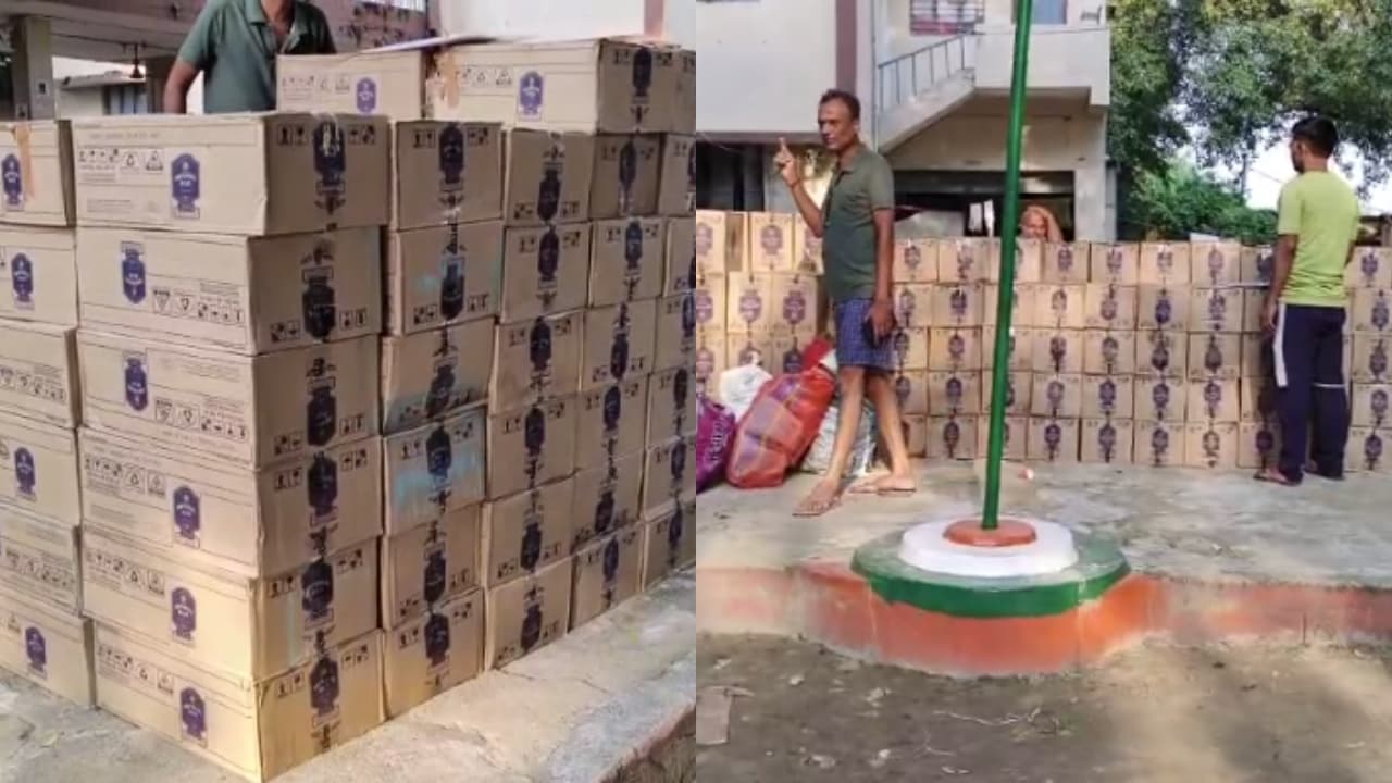 शराबबंदी वाले बिहार में बड़ी संख्या में शराब बरामद, 3 लोगों को किया गया गिरफ्तार