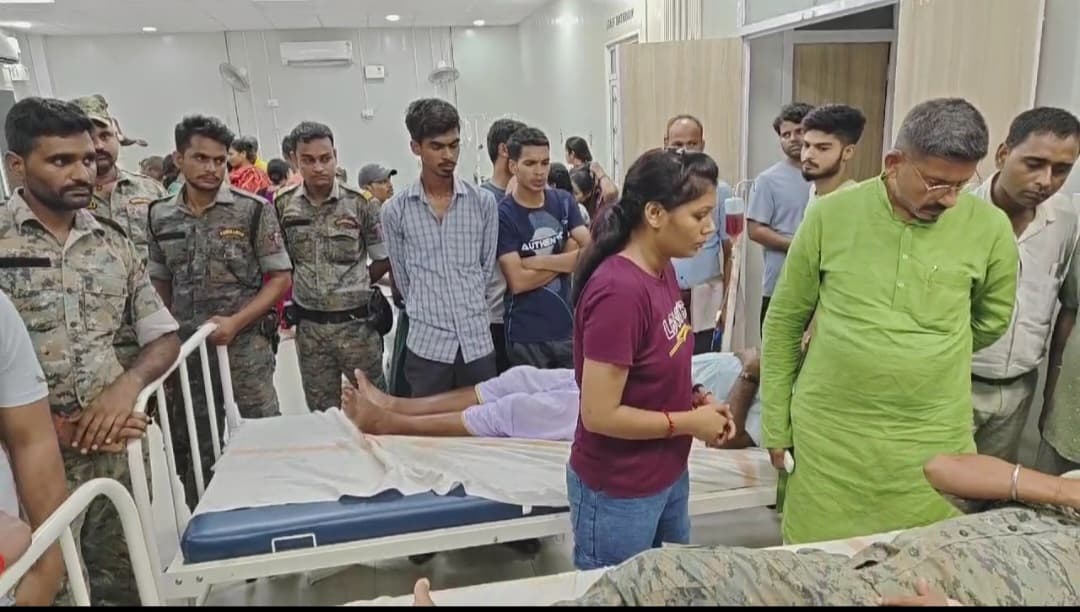 जहानाबाद में सड़क जाम हटाने गयी पुलिस टीम पर हमला..