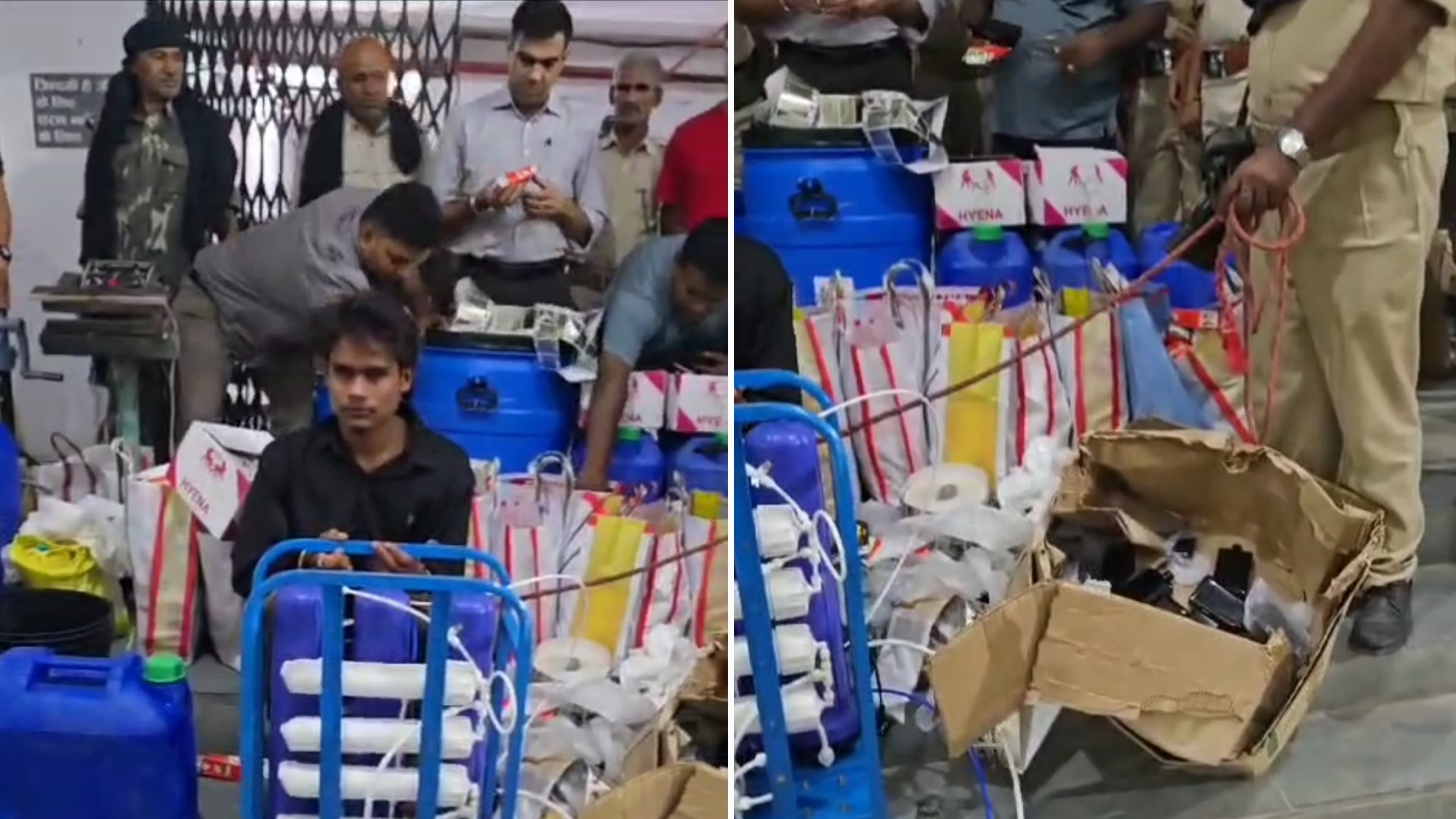 बाहर डॉक्टर की क्लिनिक का बोर्ड और अंदर शराब की फैक्ट्री..