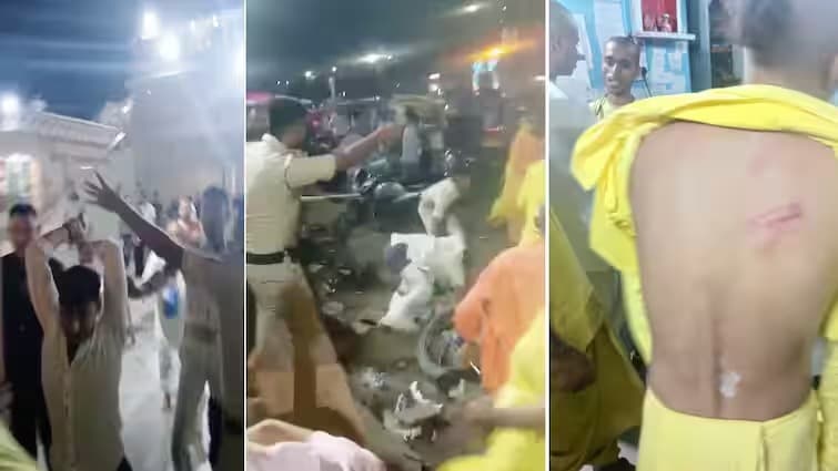 प्रेम और शांति की बात करने वाले पुजारी जब आपस में भिड़ गए..