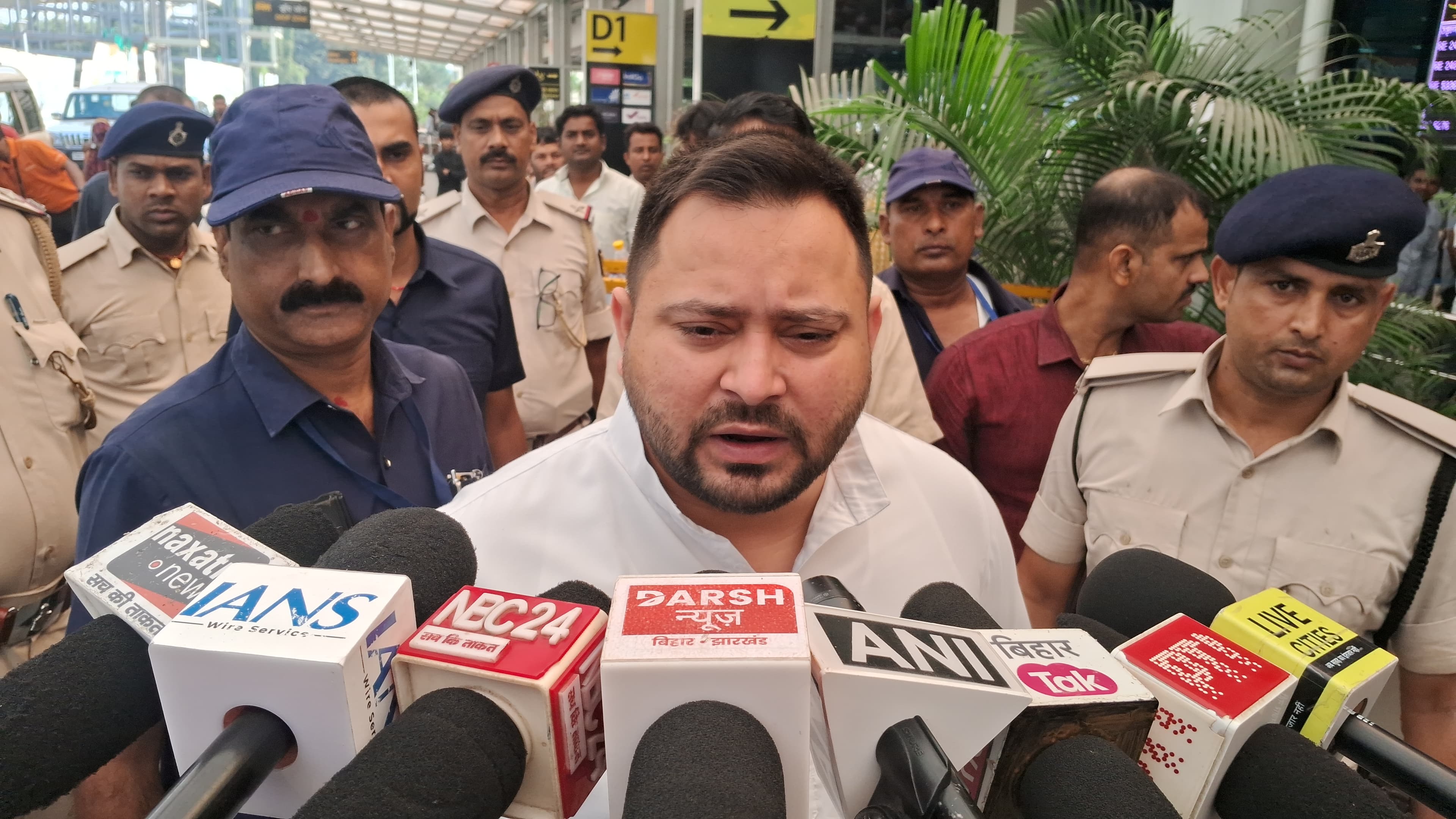 नेता प्रतिपक्ष तेजस्वी यादव का बयान