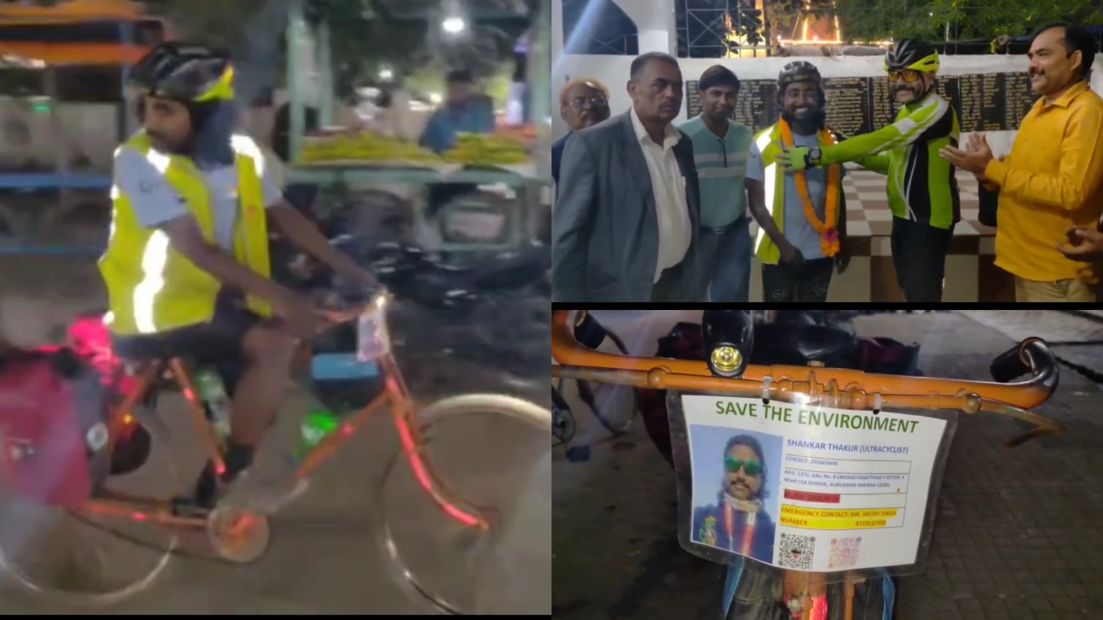 अखबार बेचने के लिए साइकिल सीखी, अब पर्यावरण के प्रति जागरूकता के लिए कर रहे हैं देश का भ्रमण..