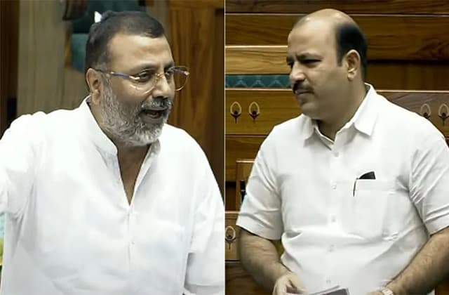 रमेश बिधूड़ी के बयान पर विवाद के बीच निशिकांत दुबे का आरोप, पीएम मोदी को 'नीच' कहते रहे दानिश अली