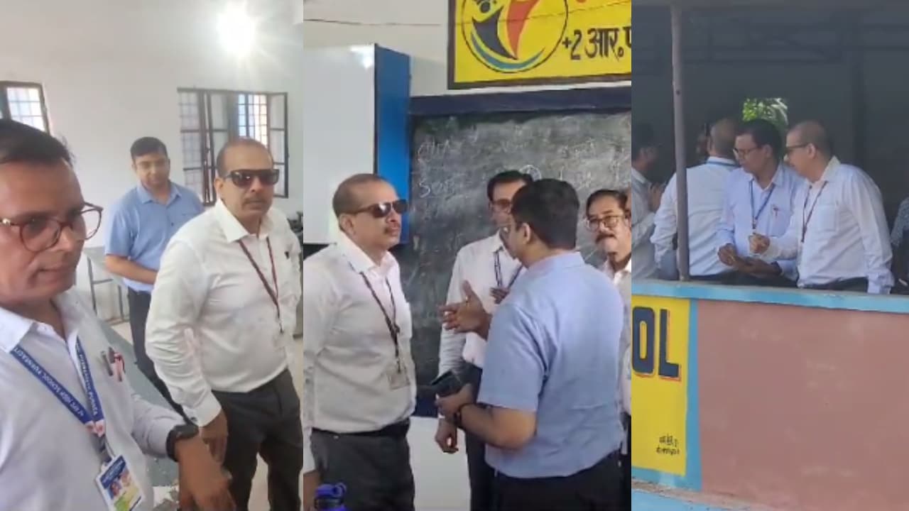 सुबह-सुबह अचानक स्कूल पहुंच गए केके पाठक, स्टूडेंट्स के साथ टीचर की भी लगा दी क्लास